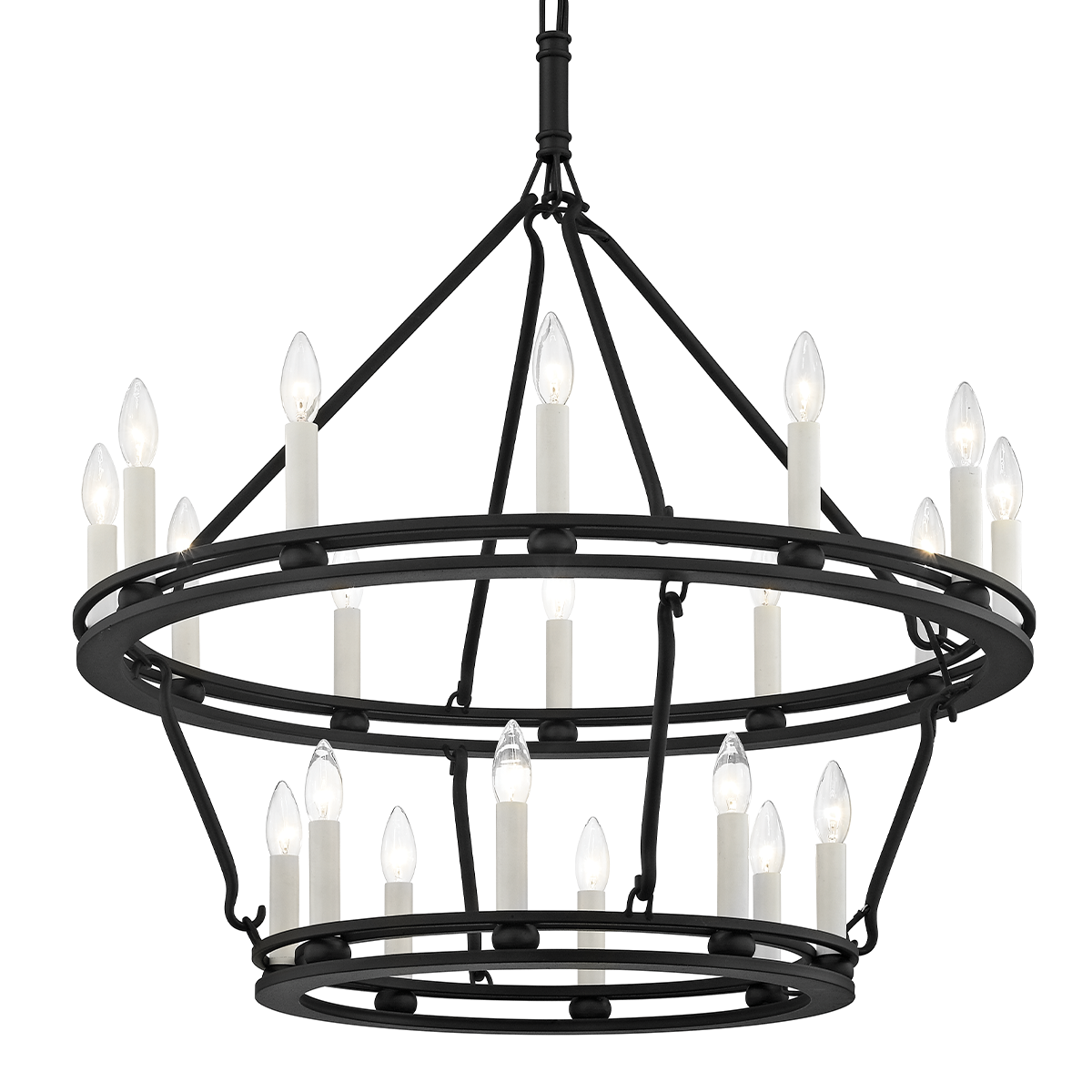 Troy Lighting, Sutton 2-Tier Chandelier