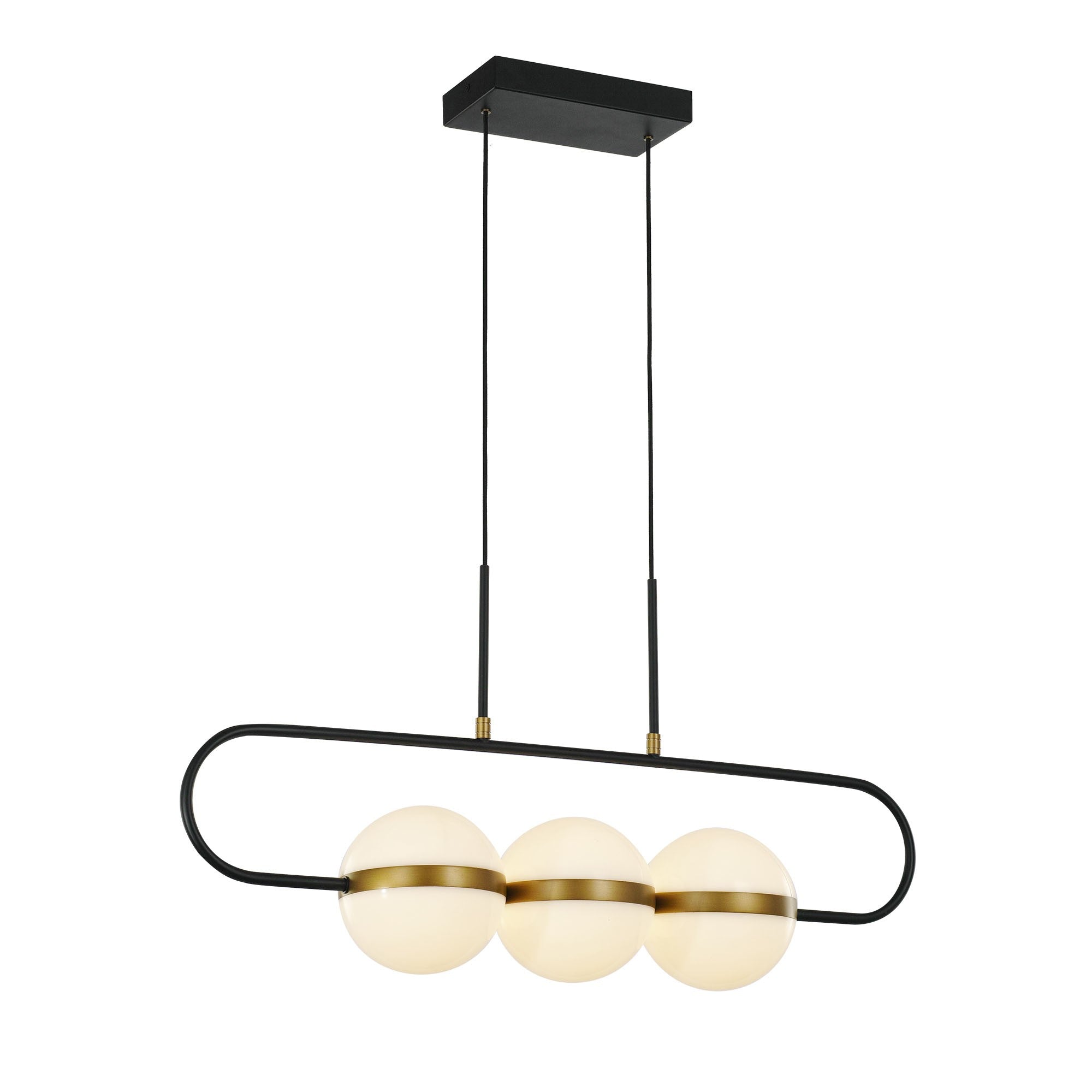 Alora, Tagliato 3 Light Linear Chandelier