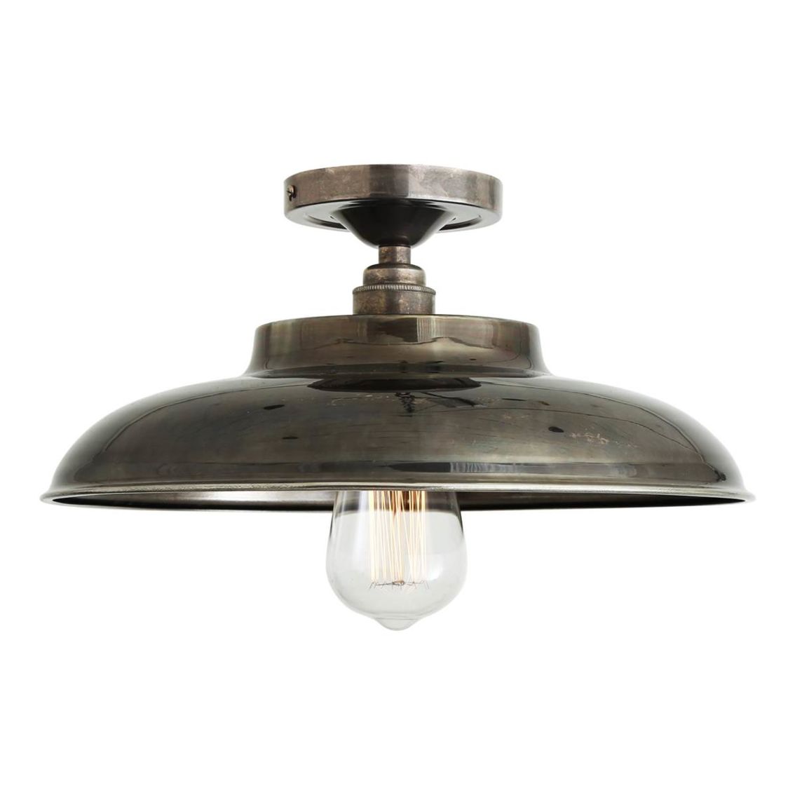 Mullan, Telal Industrial Factory Flush Ceiling Light