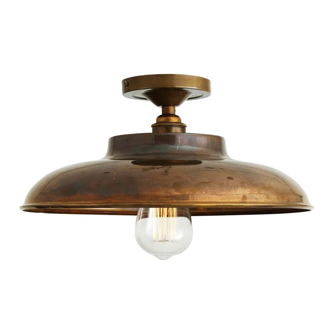 Mullan, Telal Industrial Factory Flush Ceiling Light