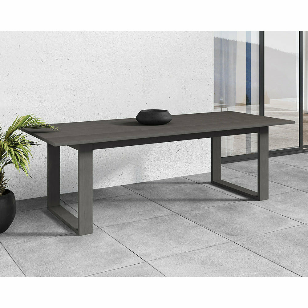 Sunpan, Tropea Dining Table - Smoke Grey - 94"