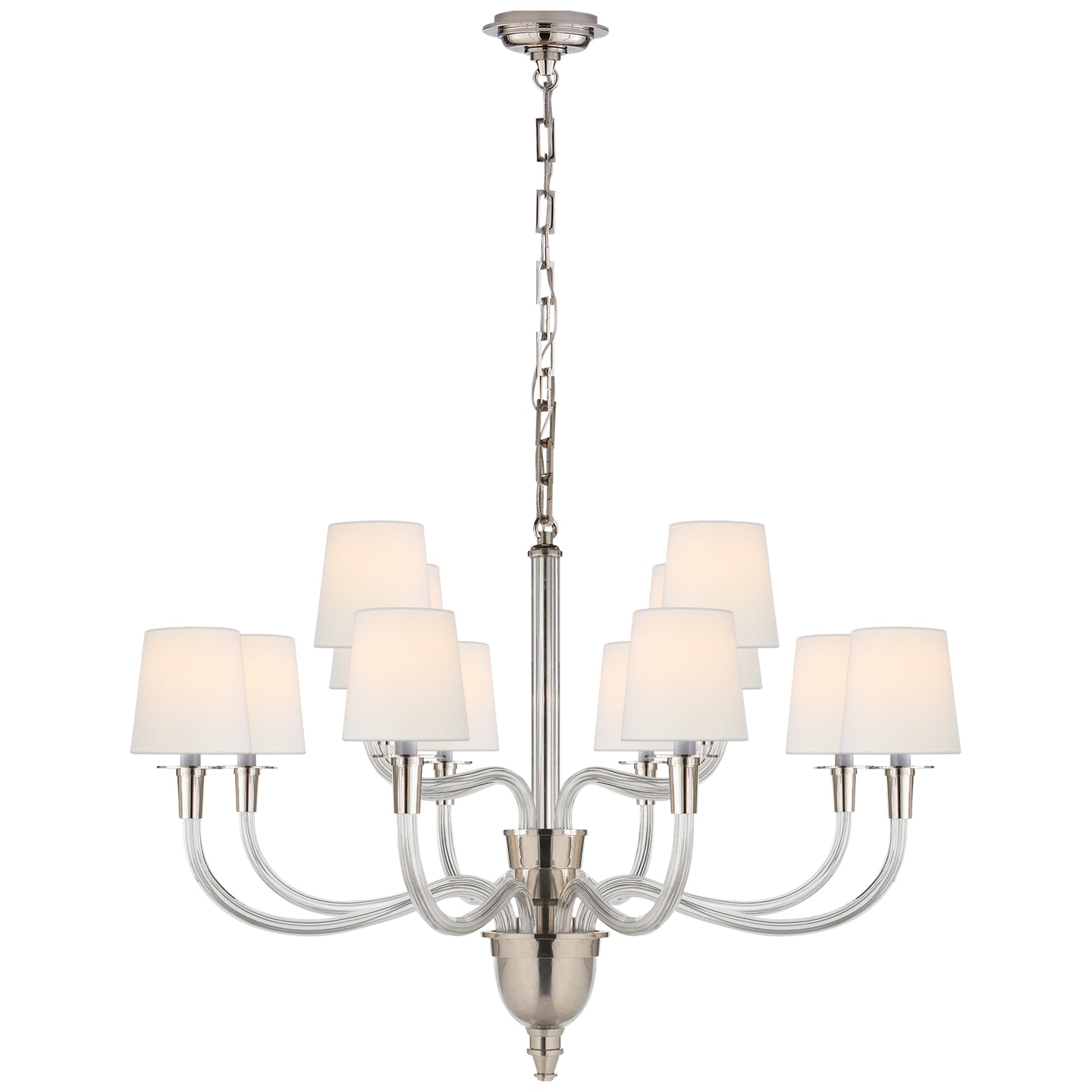 Visual Comfort, Vivian Large Two-Tier Chandelier