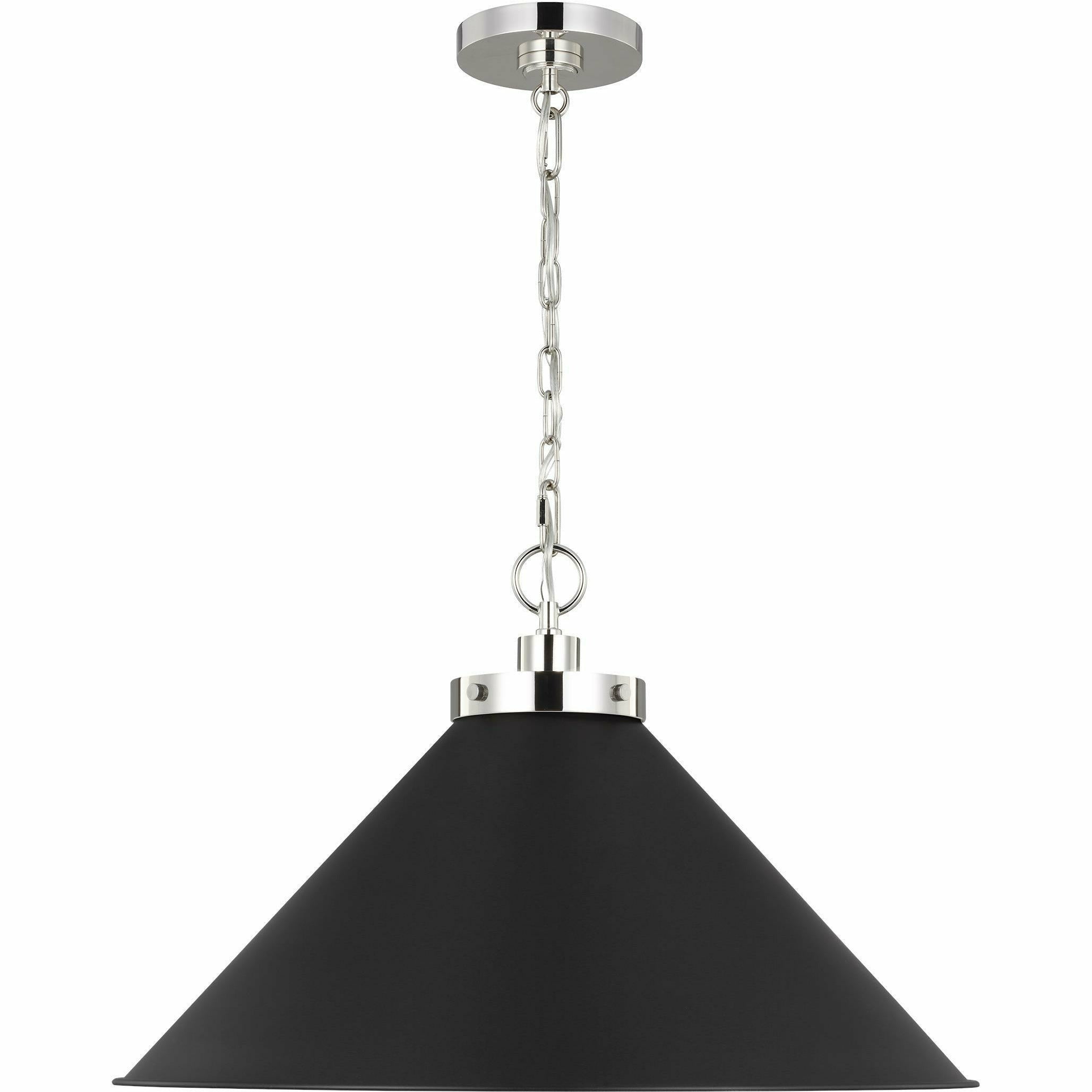 Generation Lighting, Wellfleet Medium Wide Pendant