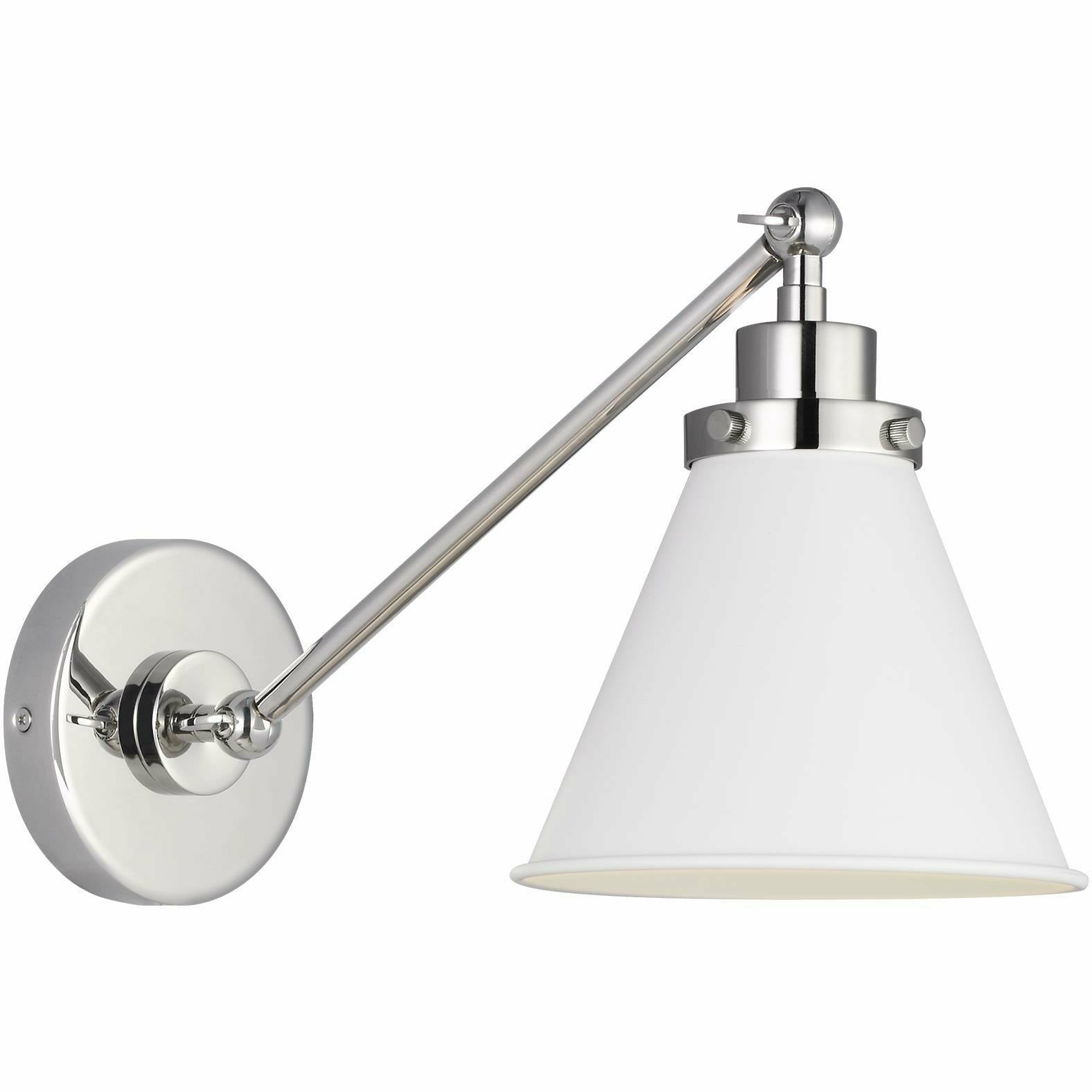 Generation Lighting, Wellfleet Single Arm Cone Task Sconce