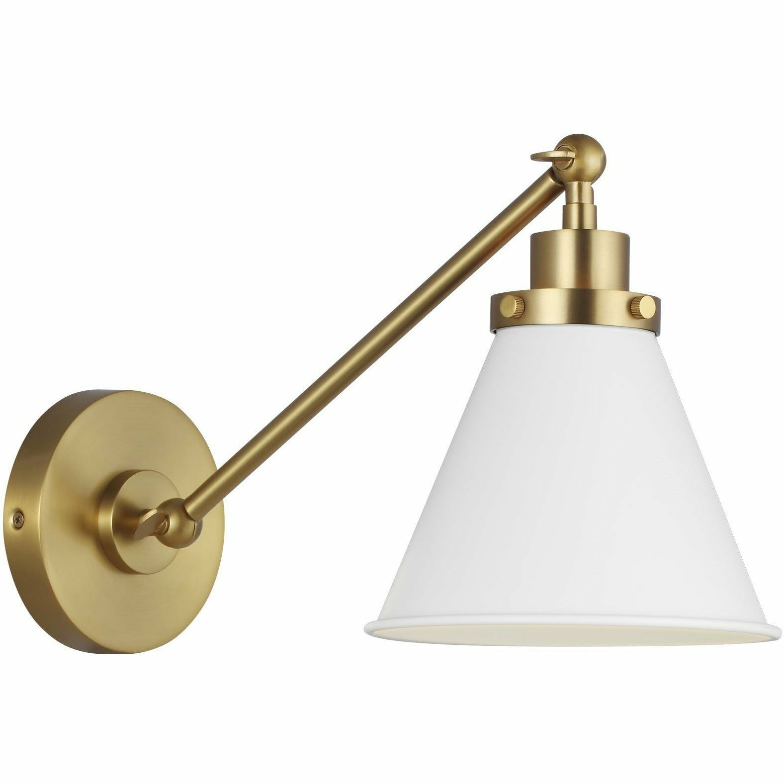 Generation Lighting, Wellfleet Single Arm Cone Task Sconce