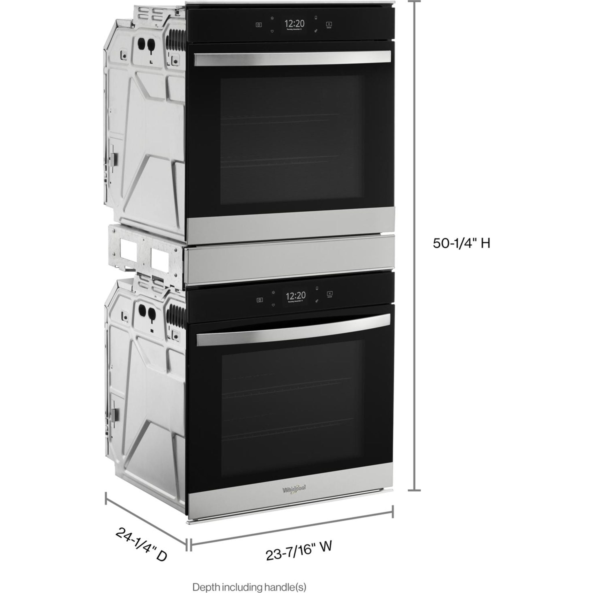 Whirlpool, Whirlpool 24" Double Wall Oven (WOD52ES4MZ) - Fingerprint Resistant Stainless Steel