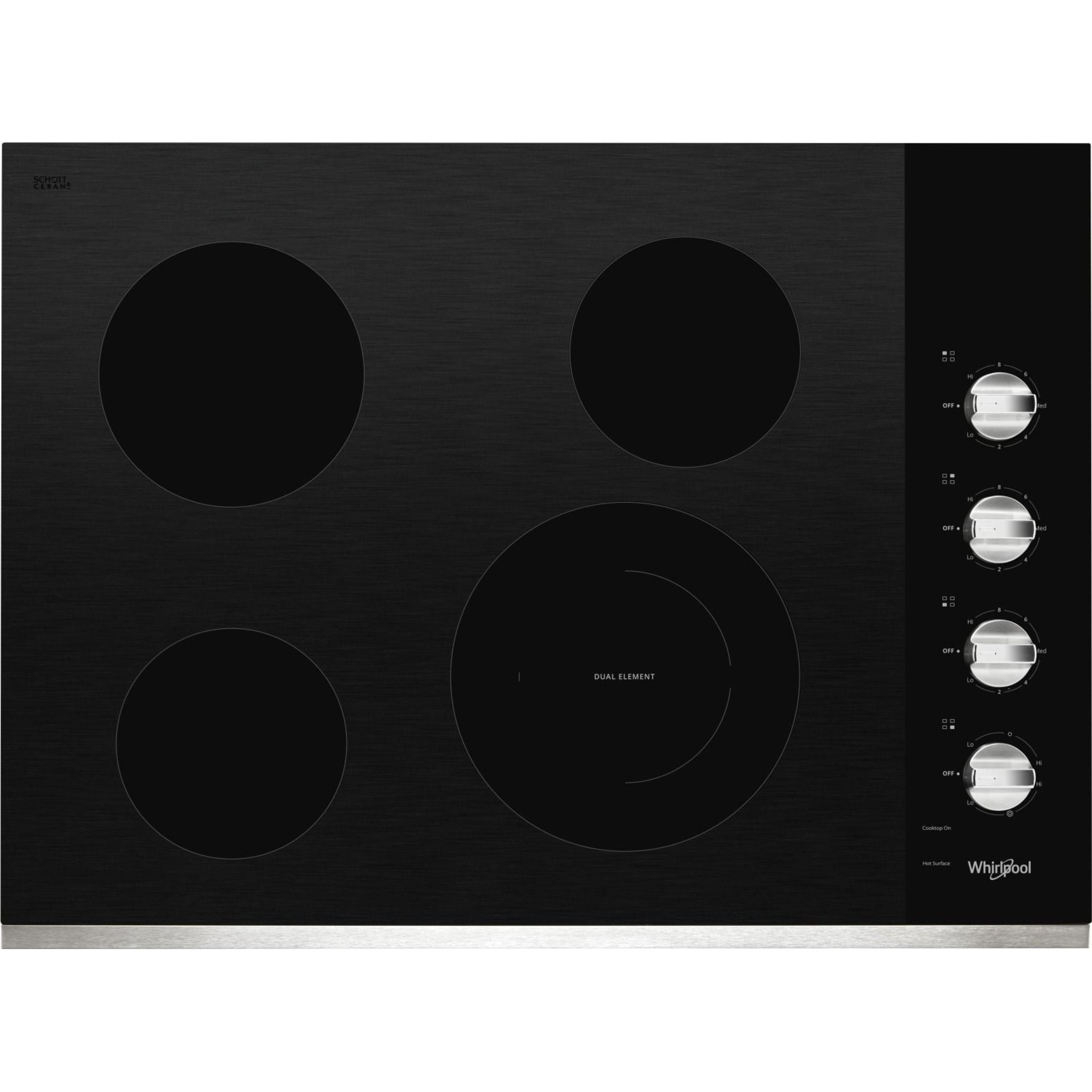 Whirlpool, Whirlpool 30" Cooktop (WCE55US0HS) - Stainless Steel