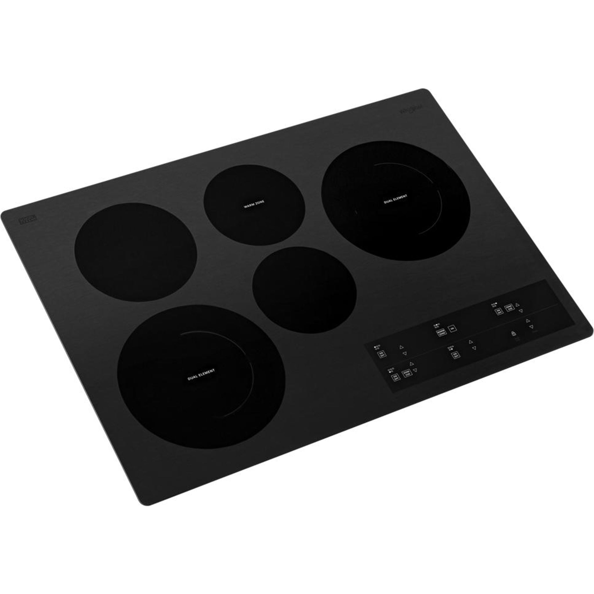 Whirlpool, Whirlpool 30" Cooktop (WCE97US0KB) - BLACK