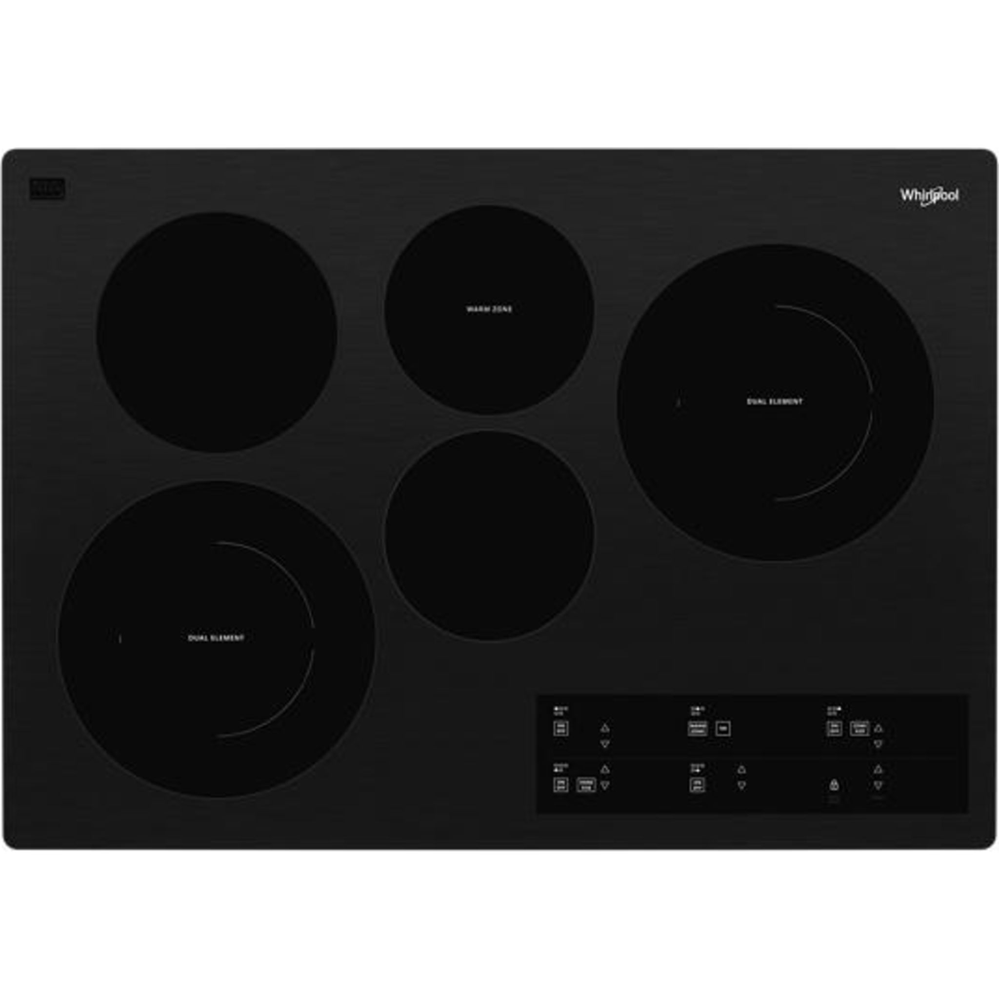 Whirlpool, Whirlpool 30" Cooktop (WCE97US0KB) - BLACK