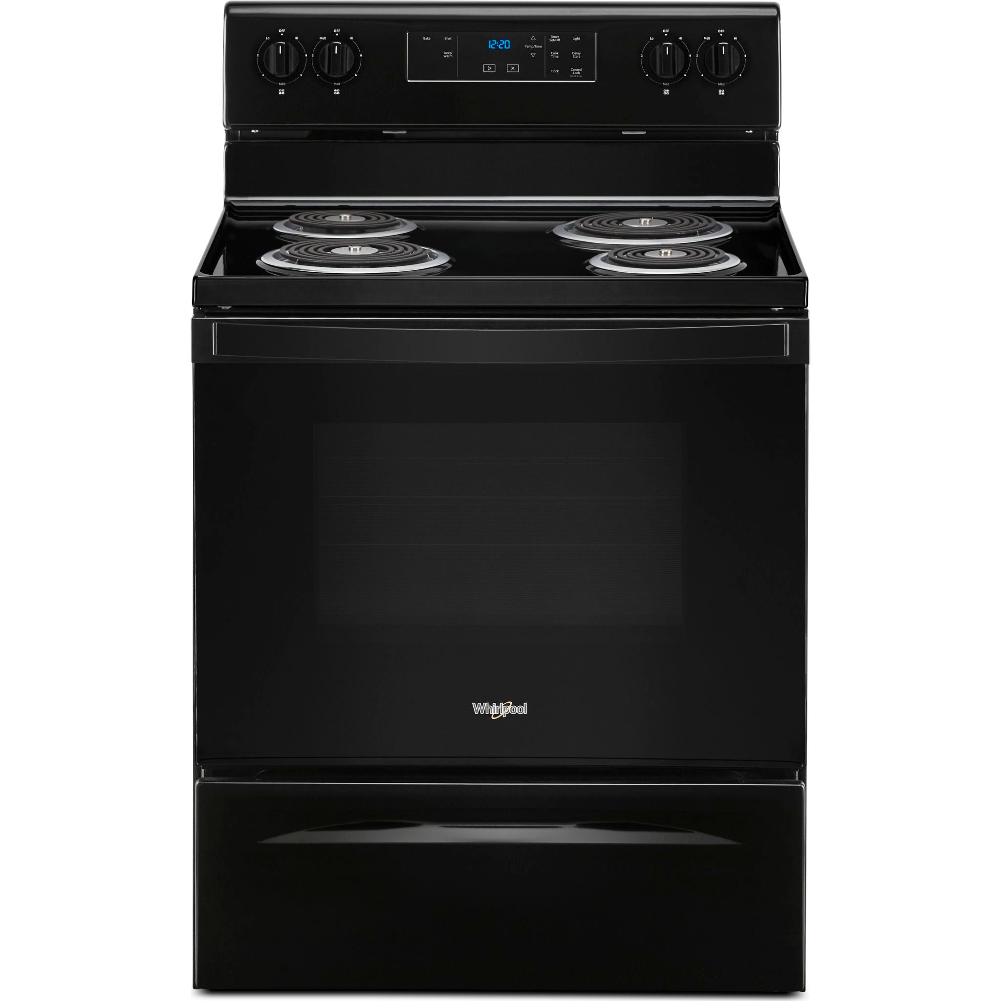 Whirlpool, Whirlpool 30" Electric Range (YWFC150M0JB) - Black