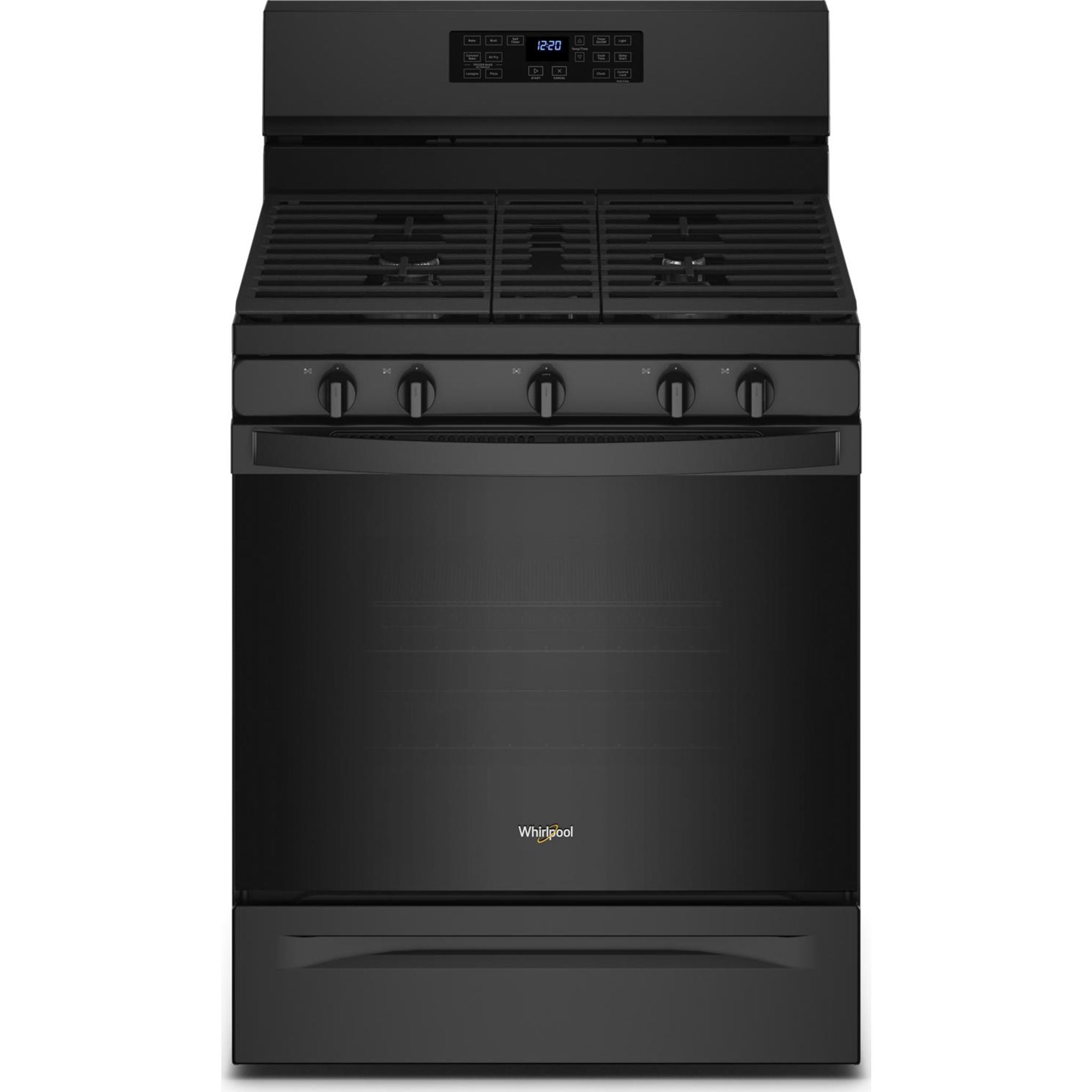 Whirlpool, Whirlpool 30" Gas Range (WFG550S0LB) - Black