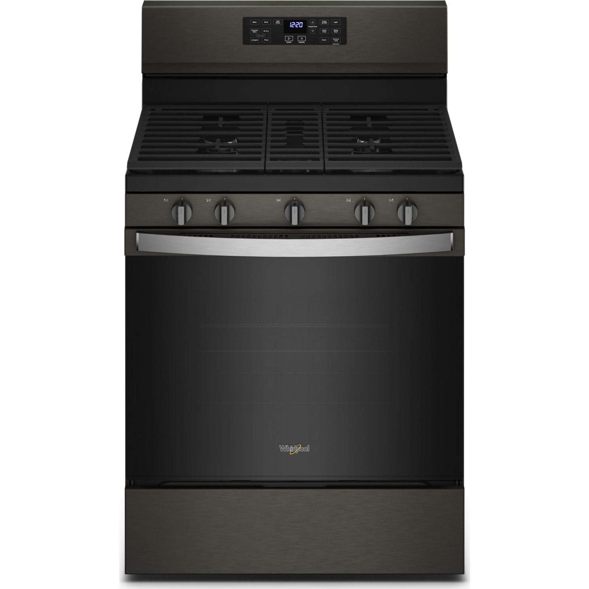 Whirlpool, Whirlpool 30" Gas Range (WFG550S0LV) - Black Stainless