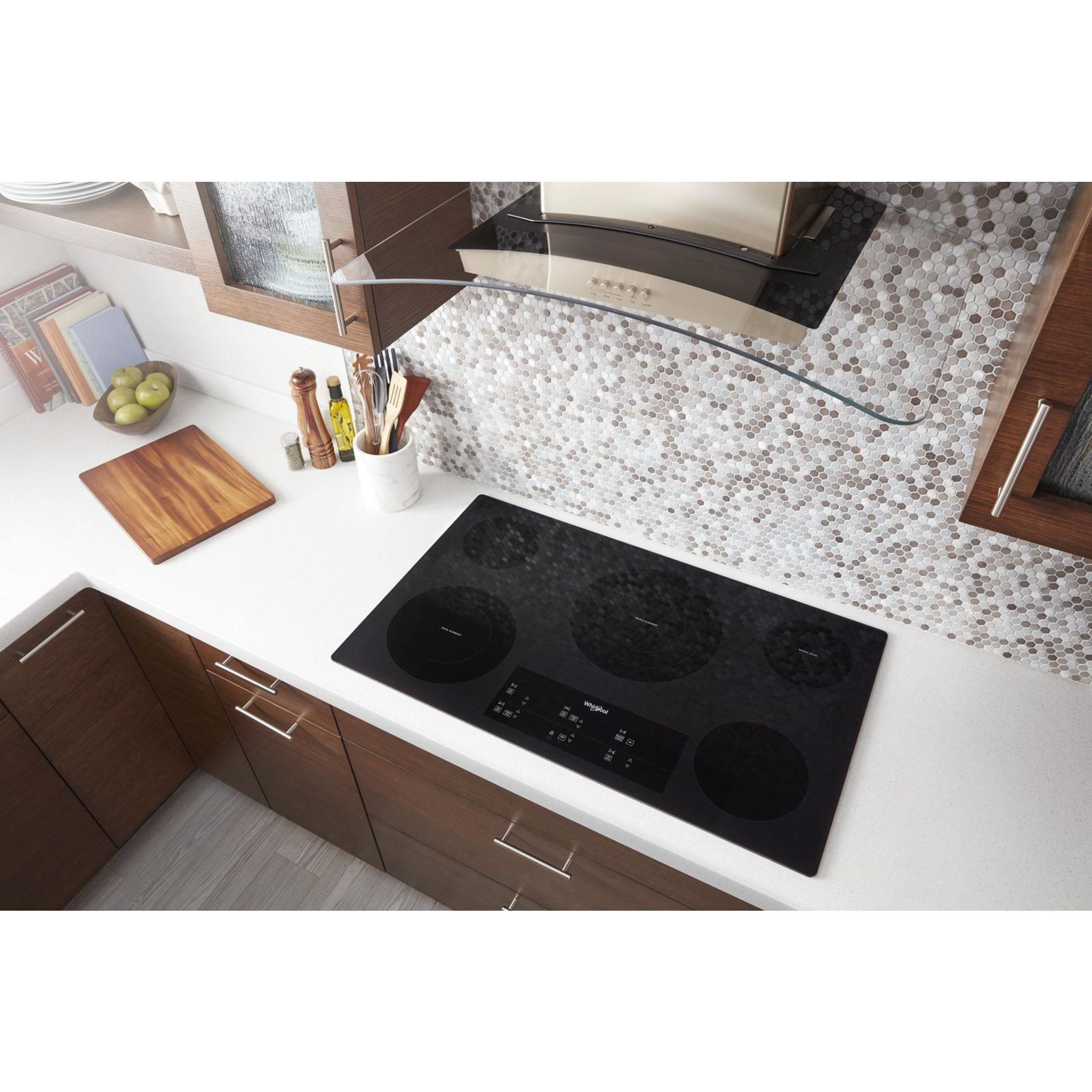 Whirlpool, Whirlpool 36" Cooktop (WCE97US6KB) - Black