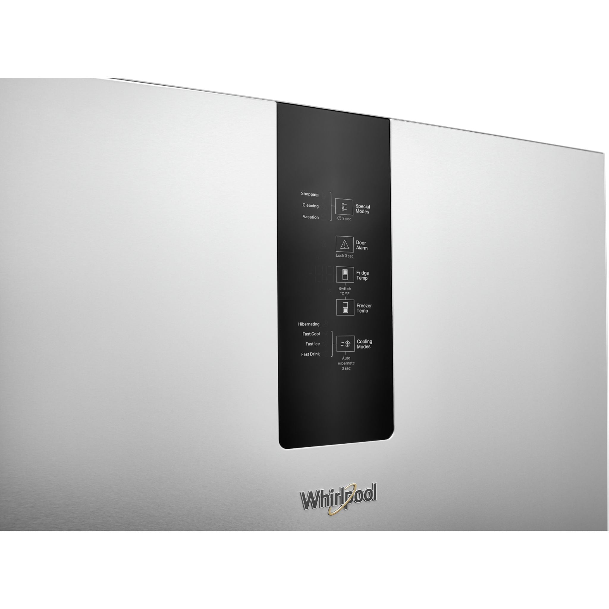 Whirlpool, Whirlpool Bottom Mount Fridge (WRB543CMJZ) - Stainless Steel