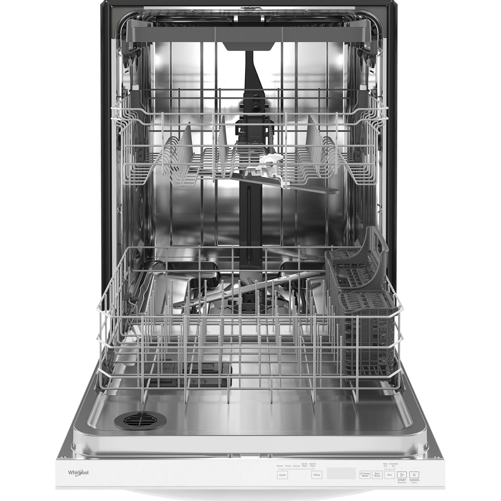 Whirlpool, Whirlpool Dishwasher Stainless Steel Tub (WDT750SAKW) - White