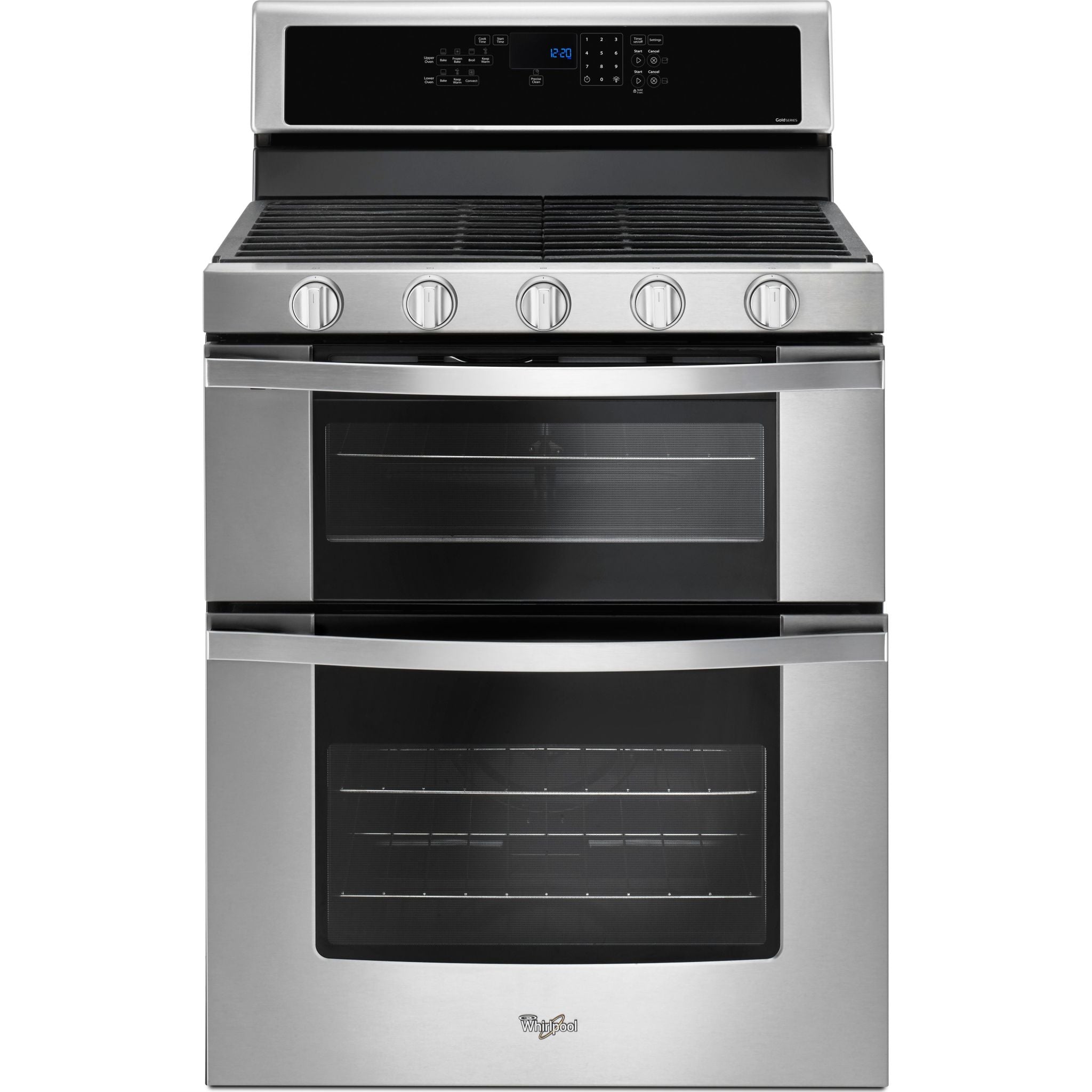 Whirlpool, Whirlpool Dual Oven Range (WGG745S0FS) - Stainless Steel