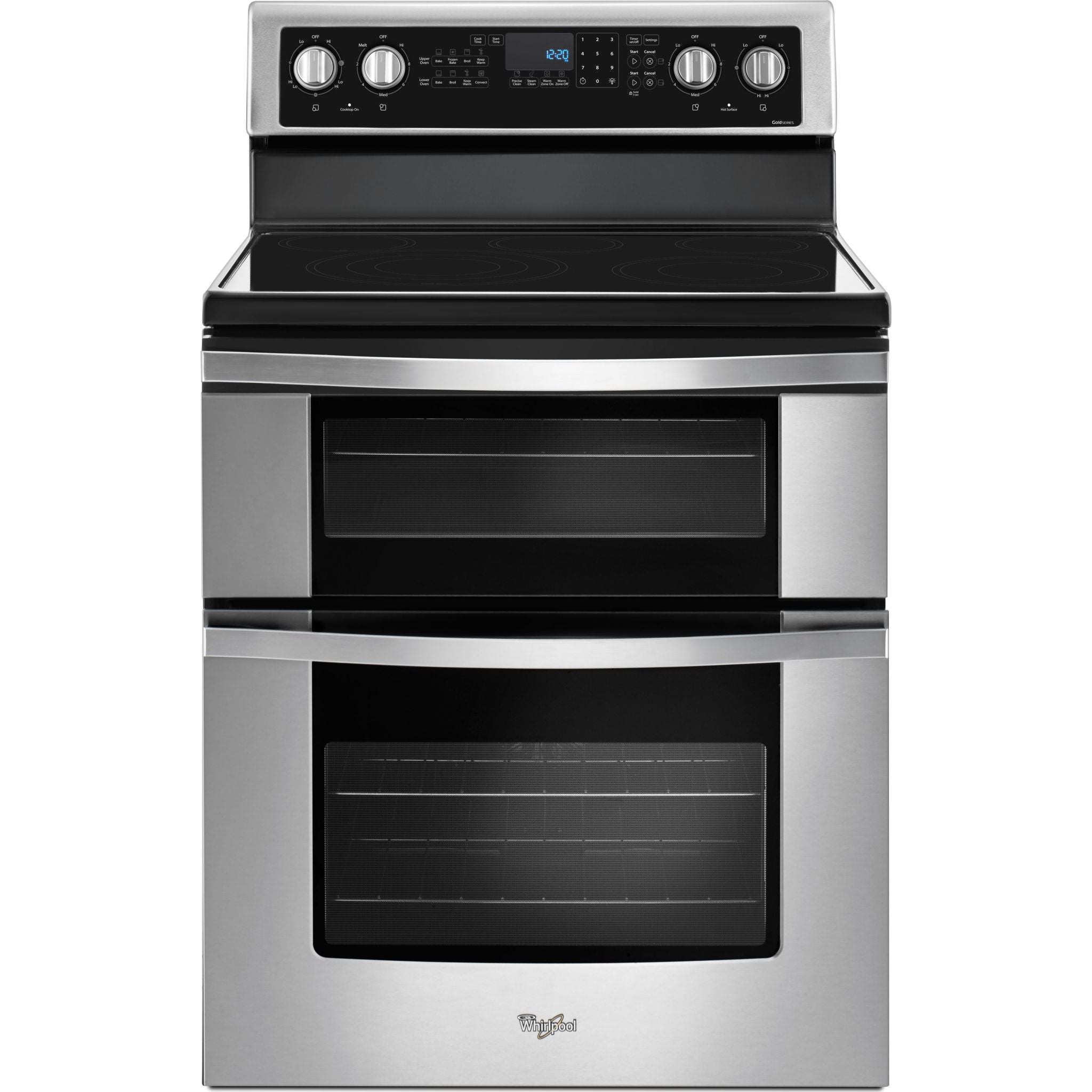 Whirlpool, Whirlpool Dual Oven Range (YWGE745C0FS) - Stainless Steel