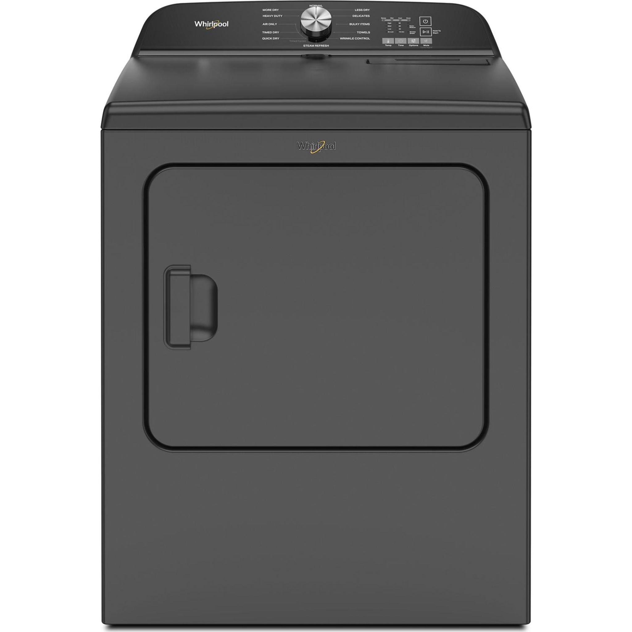 Whirlpool, Whirlpool Electric Dryer (YWED6150PB) - Volcano Black