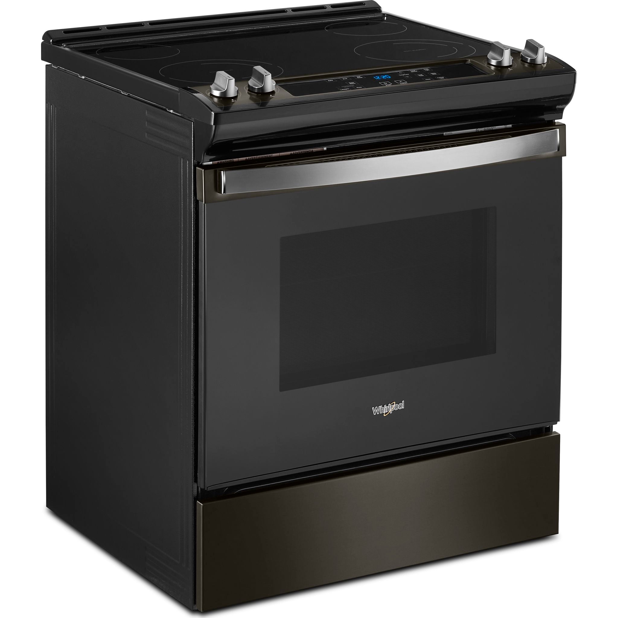 Whirlpool, Whirlpool Electric Range (YWEE515S0LV) - Black Stainless