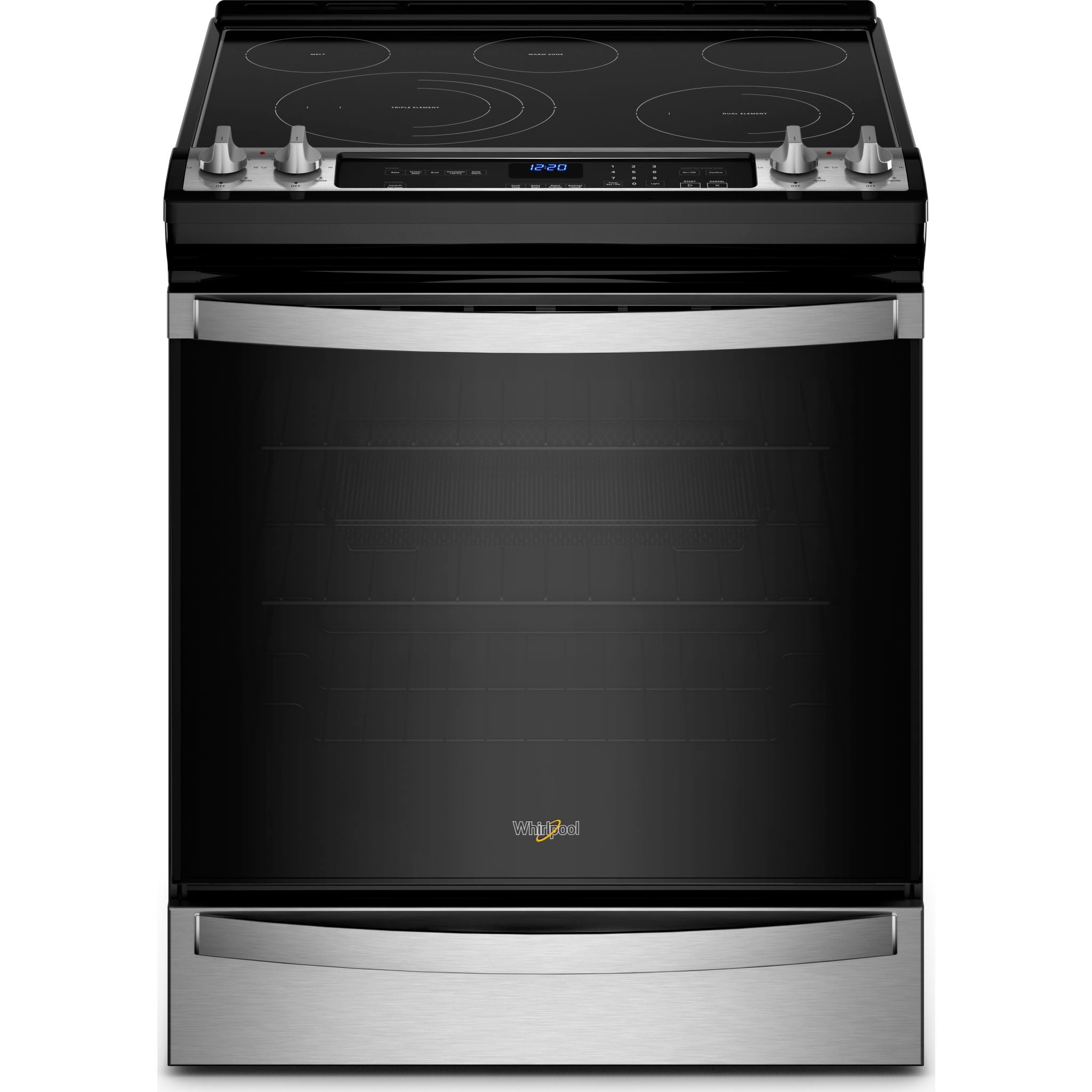 Whirlpool, Whirlpool Electric Range (YWEE745H0LZ) - Stainless Steel