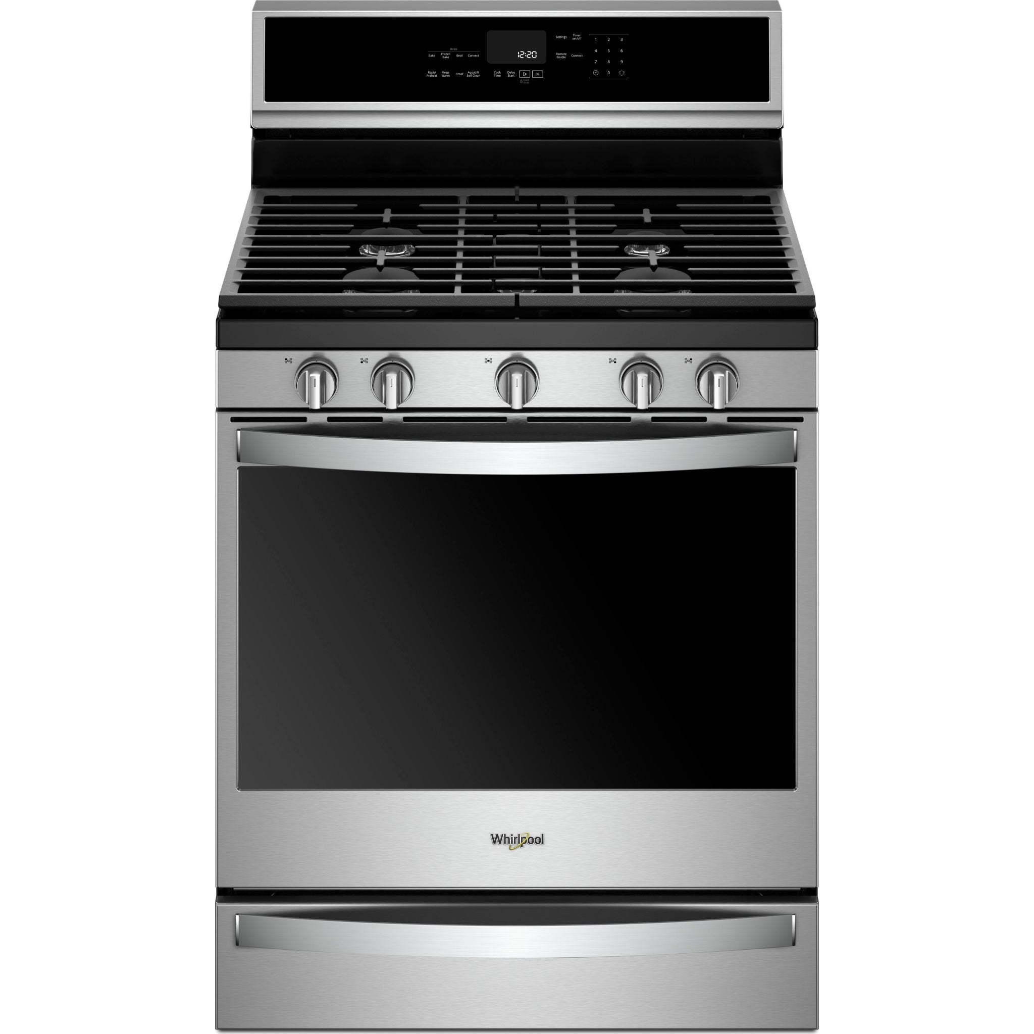 Whirlpool, Whirlpool Gas Range (WFG975H0HZ) - Stainless Steel