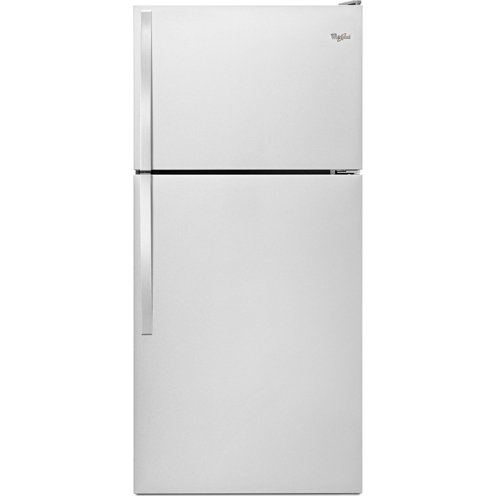 Whirlpool, Whirlpool Top Mount Fridge (WRT318FZDM) - Monochromatic Stainless Steel