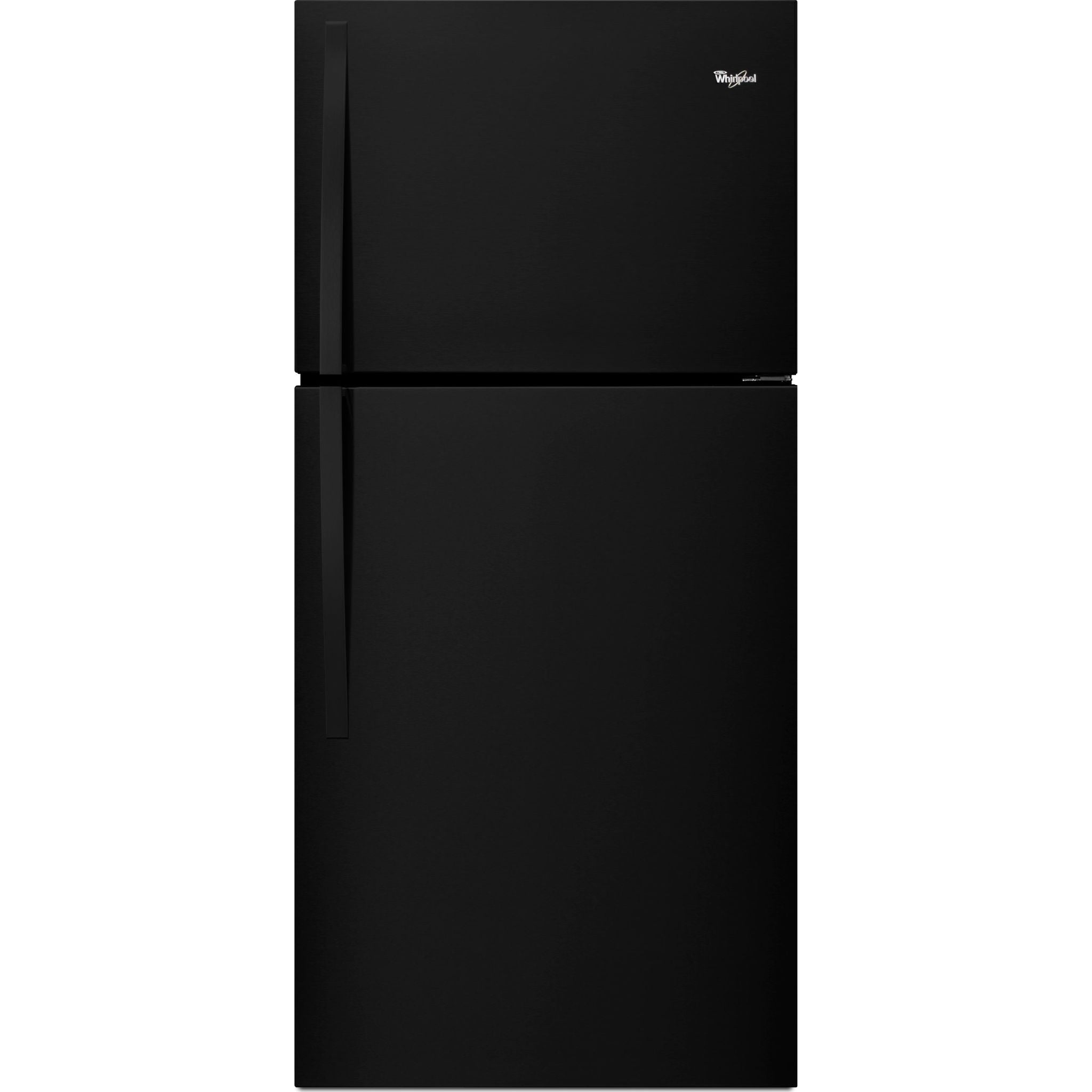 Whirlpool, Whirlpool Top Mount Fridge (WRT519SZDB) - Black