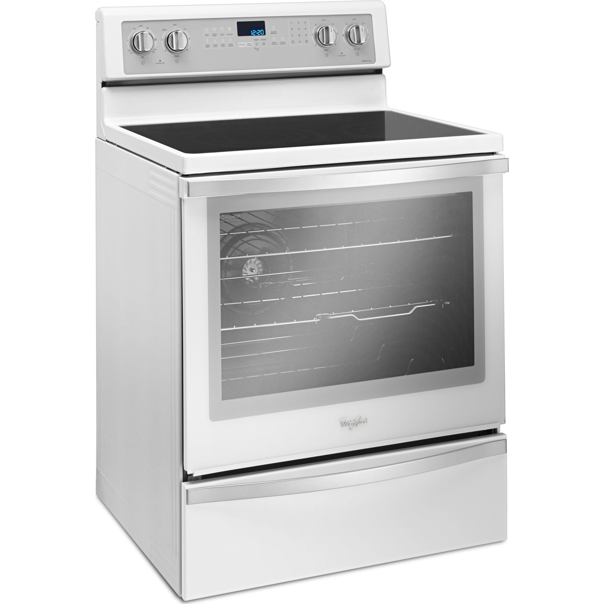 Whirlpool, Whirlpool True Convection Range (YWFE745H0FH) - White Ice