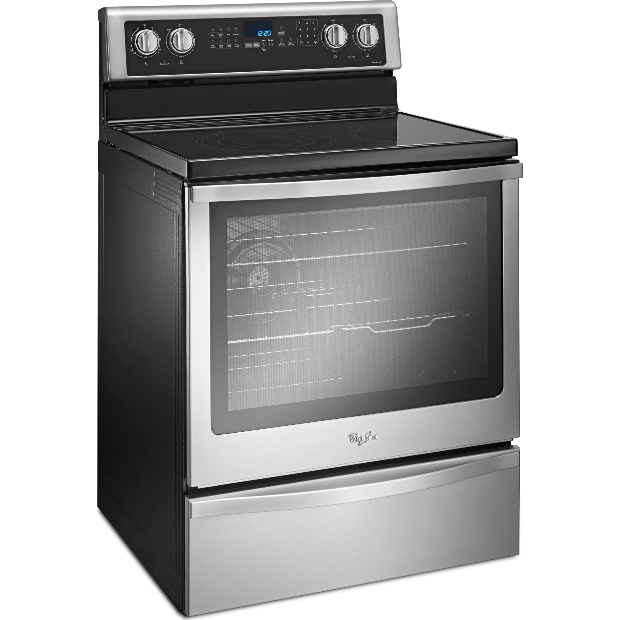 Whirlpool, Whirlpool True Convection Range (YWFE745H0FS) - Stainless Steel