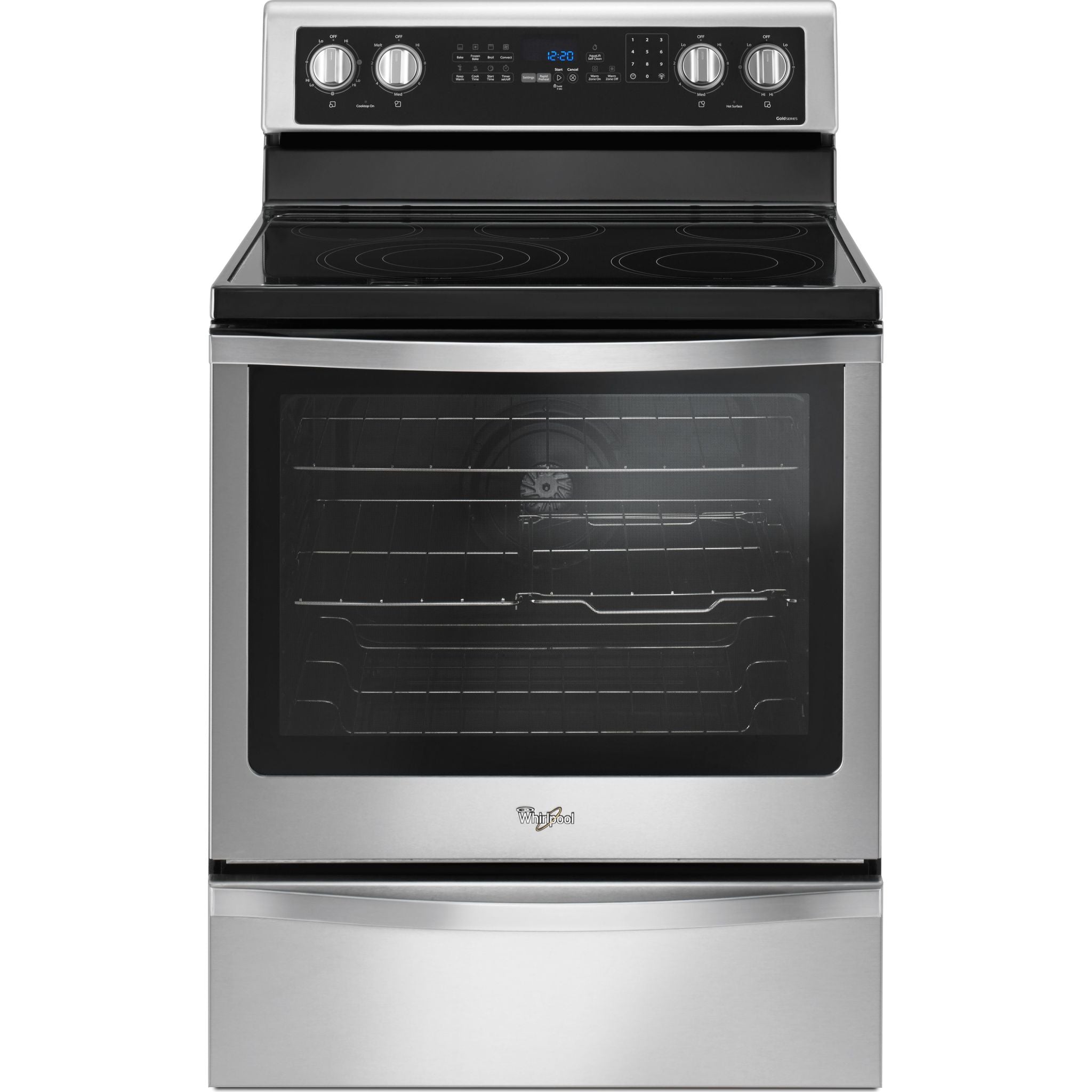 Whirlpool, Whirlpool True Convection Range (YWFE745H0FS) - Stainless Steel