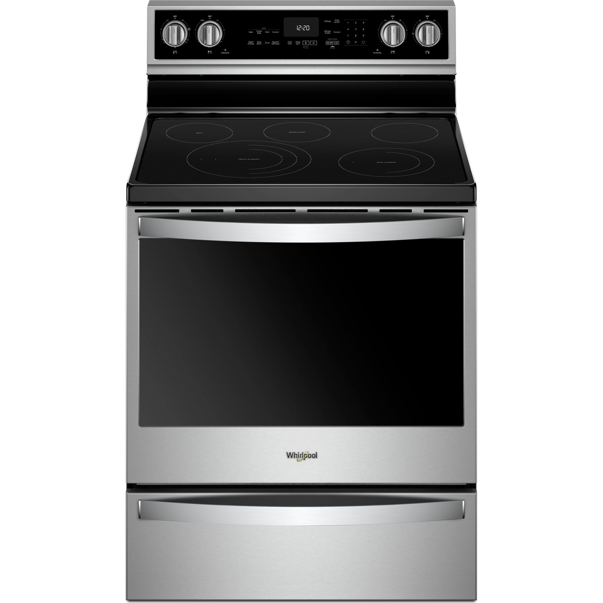 Whirlpool, Whirlpool True Convection Range (YWFE975H0HZ) - Stainless Steel