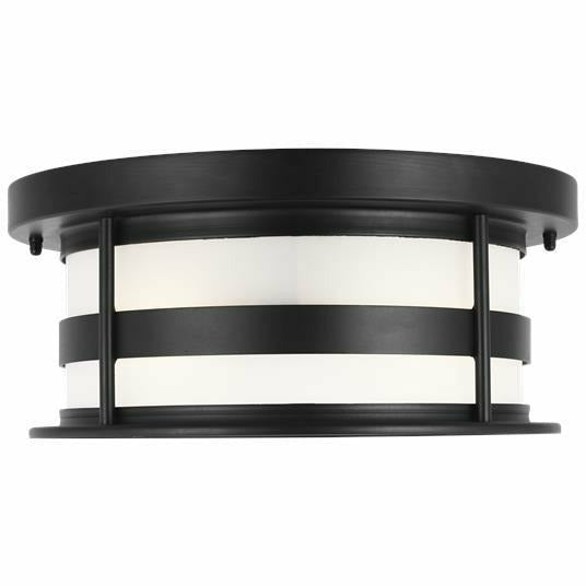 Generation Lighting, Wilburn Two Light Outdoor Flush Mount